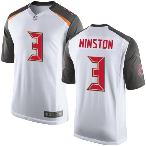 Jameis Winston Tampa Bay Buccaneers #3 Big And Tall Jersey - White