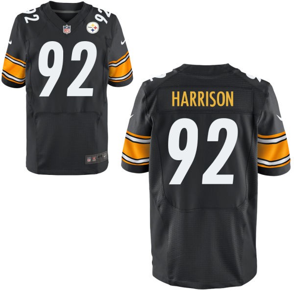 James Harrison Pittsburgh Steelers #92 Big And Tall Jersey - Black