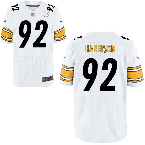 James Harrison Pittsburgh Steelers #92 Big And Tall Jersey - White