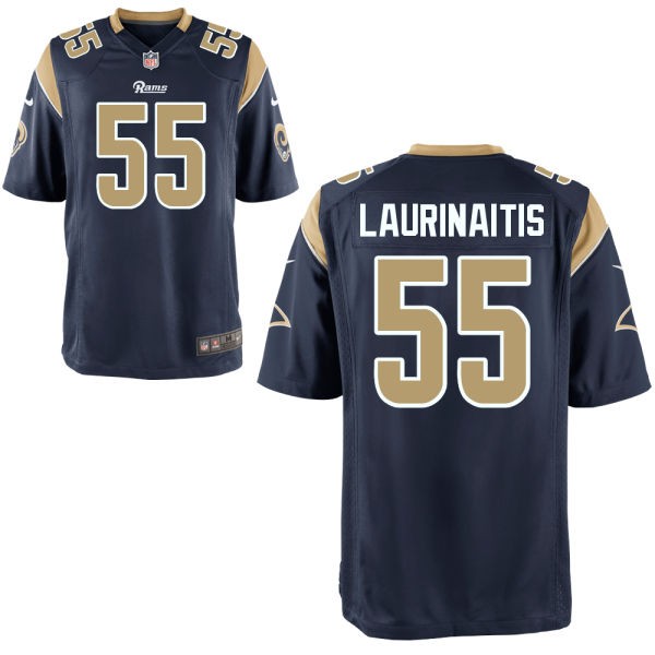 James Laurinaitis St. Louis Rams #55 Big And Tall Jersey - Millenium Blue