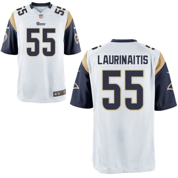 James Laurinaitis St. Louis Rams #55 Big And Tall Jersey - White