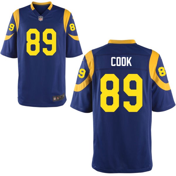 Jared Cook St. Louis Rams #89 Big And Tall Jersey - Blue