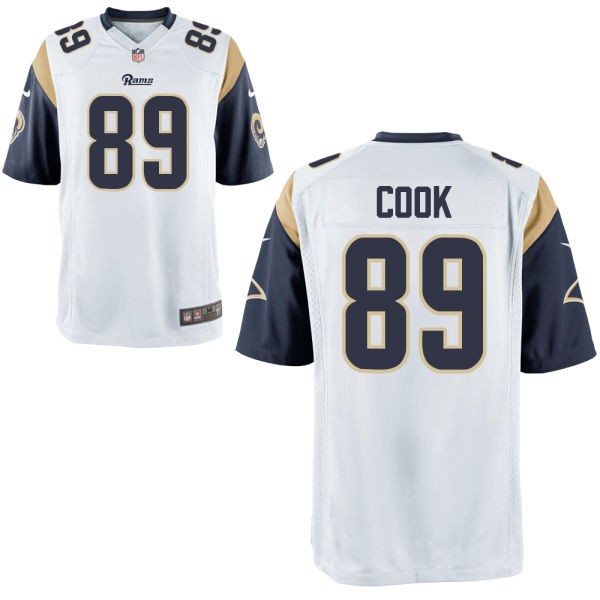 Jared Cook St. Louis Rams #89 Big And Tall Jersey - White