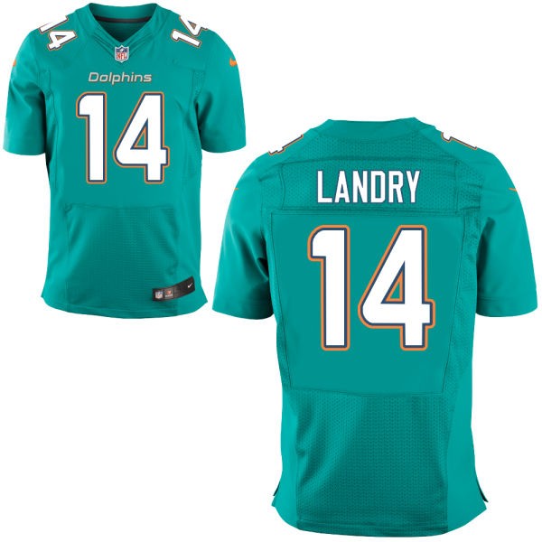 Jarvis Landry Miami Dolphins #14 Big And Tall Jersey - Aqua