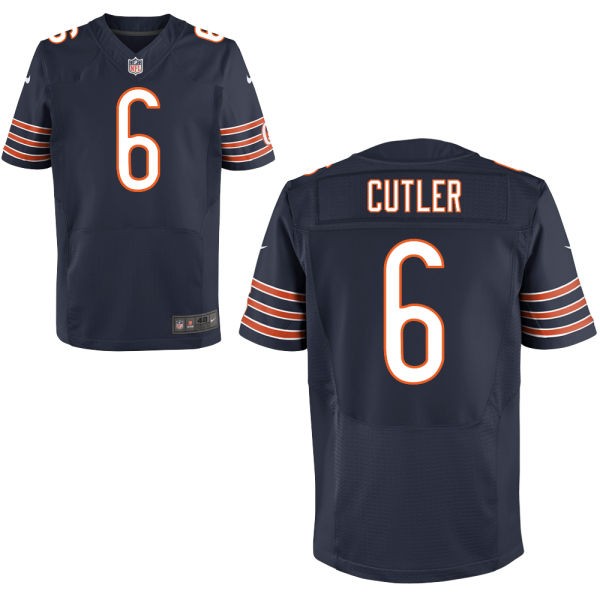 Jay Cutler Chicago Bears #6 Big And Tall Jersey - Navy Blue