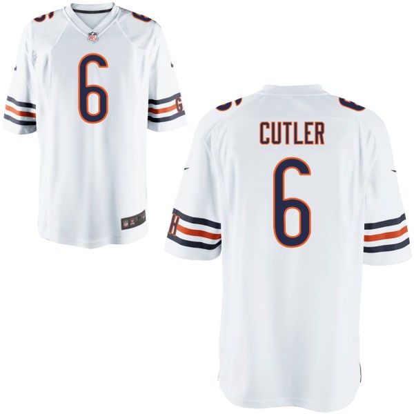 Jay Cutler Chicago Bears #6 Big And Tall Jersey - White