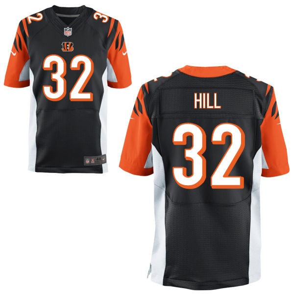 Jeremy Hill Cincinnati Bengals #32 Big And Tall Jersey - Black