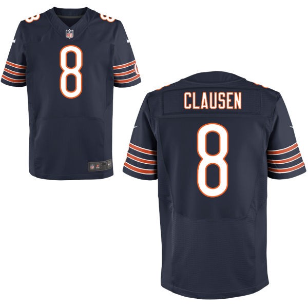 Jimmy Clausen Chicago Bears #8 Big And Tall Jersey - Navy Blue