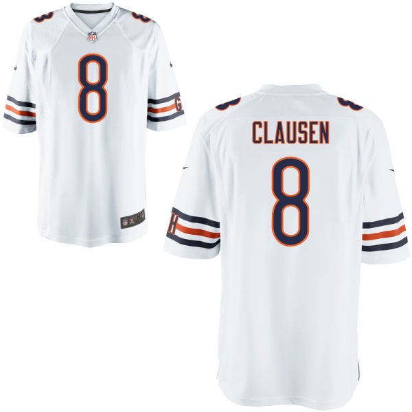 Jimmy Clausen Chicago Bears #8 Big And Tall Jersey - White