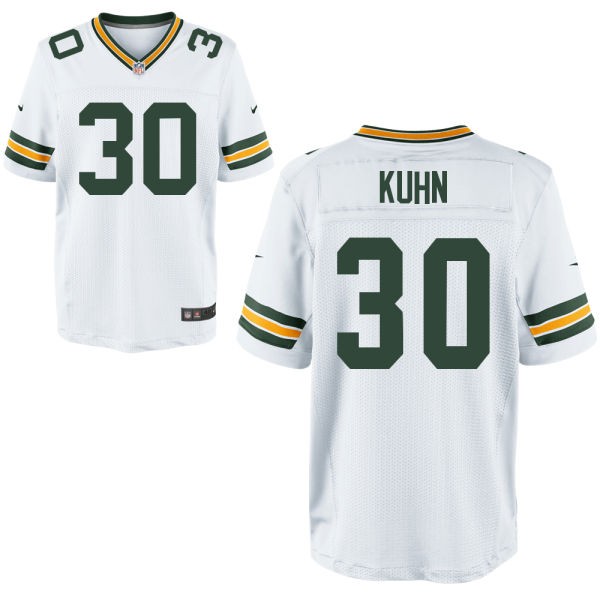 John Kuhn Green Bay Packers #30 Big And Tall Jersey - White