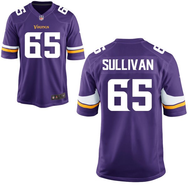 John Sullivan Minnesota Vikings #65 Big And Tall Jersey - Purple