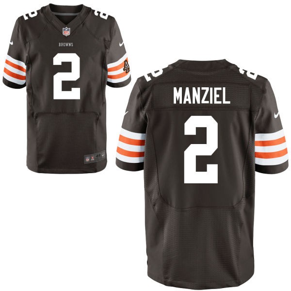 Johnny Manziel Cleveland Browns #2 Big And Tall Jersey - Brown