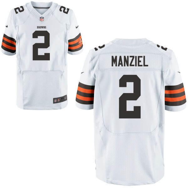 Johnny Manziel Cleveland Browns #2 Big And Tall Jersey - White