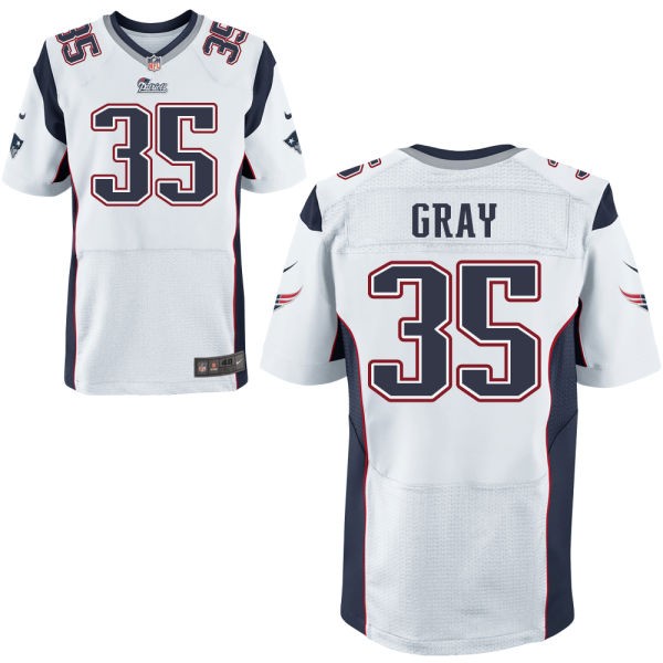 Jonas Gray New England Patriots #35 Big And Tall Jersey - White