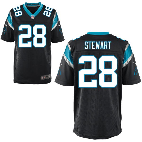 Jonathan Stewart Carolina Panthers #28 Big And Tall Jersey - Black