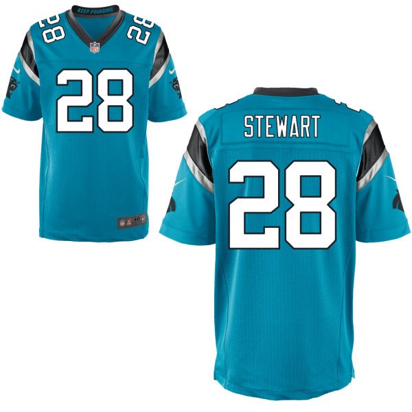 Jonathan Stewart Carolina Panthers #28 Big And Tall Jersey - Process Blue