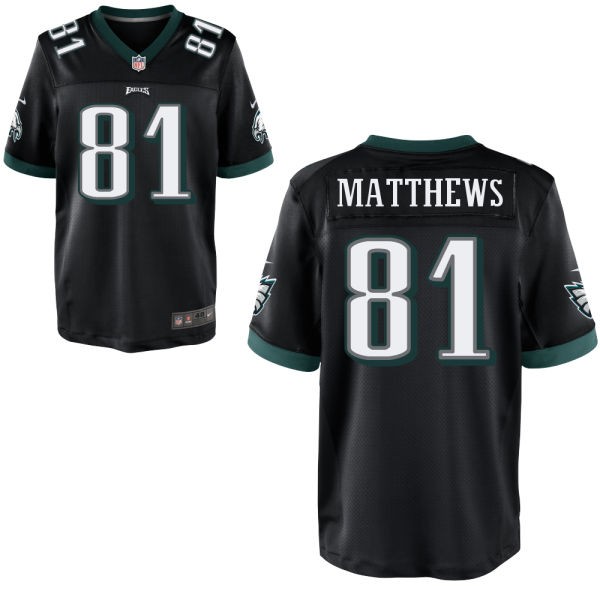 Jordan Matthews Philadelphia Eagles #81 Big And Tall Jersey - Black