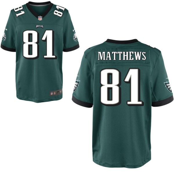 Jordan Matthews Philadelphia Eagles #81 Big And Tall Jersey - Midnight Green