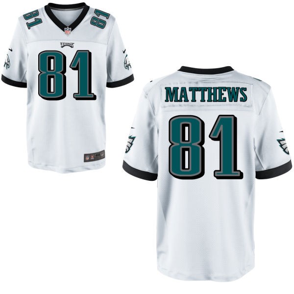 Jordan Matthews Philadelphia Eagles #81 Big And Tall Jersey - White