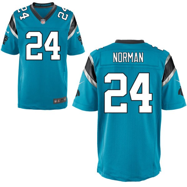 Josh Norman Carolina Panthers #24 Big And Tall Jersey - Process Blue