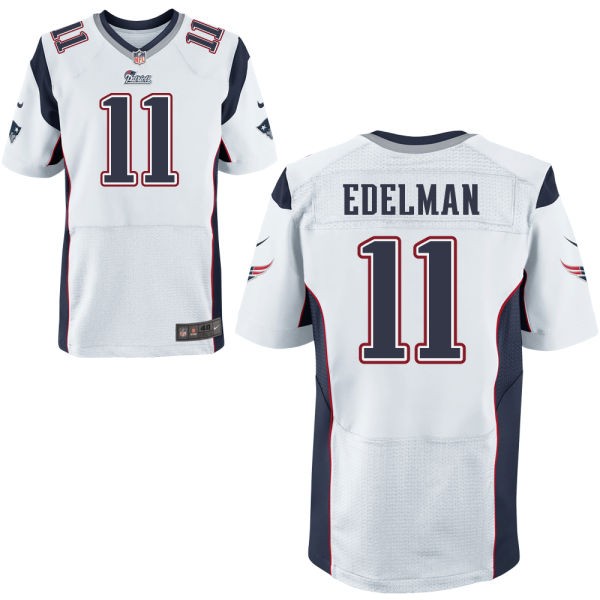 Julian Edelman New England Patriots #11 Big And Tall Jersey - White