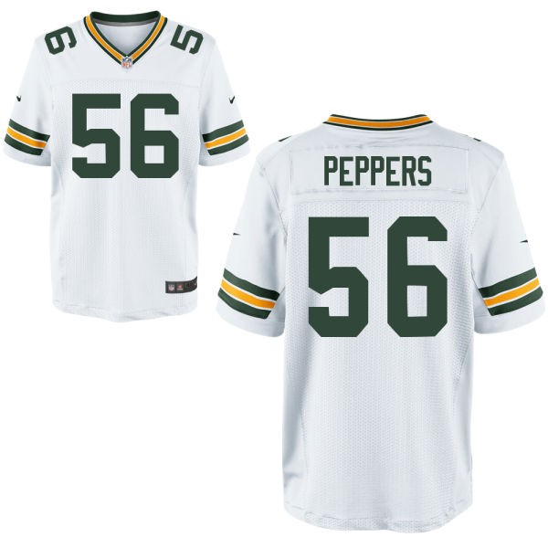 Julius Peppers Green Bay Packers #56 Big And Tall Jersey - White