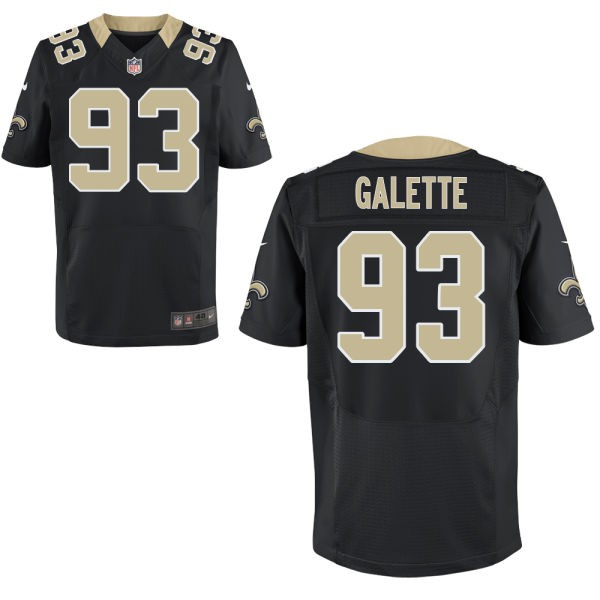 Junior Galette New Orleans Saints #93 Big And Tall Jersey - Black