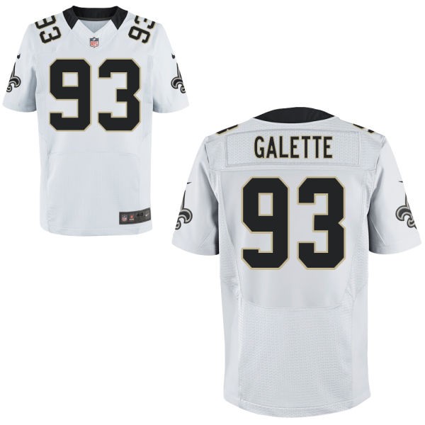 Junior Galette New Orleans Saints #93 Big And Tall Jersey - White