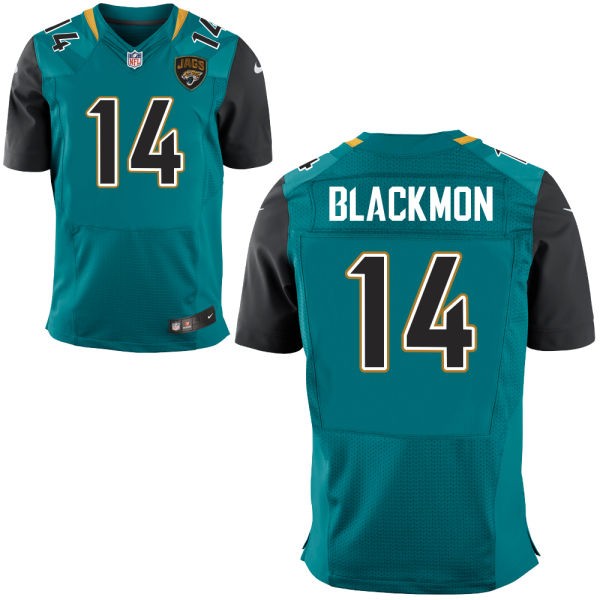 Justin Blackmon Jacksonville Jaguars #14 Big And Tall Jersey - Teal