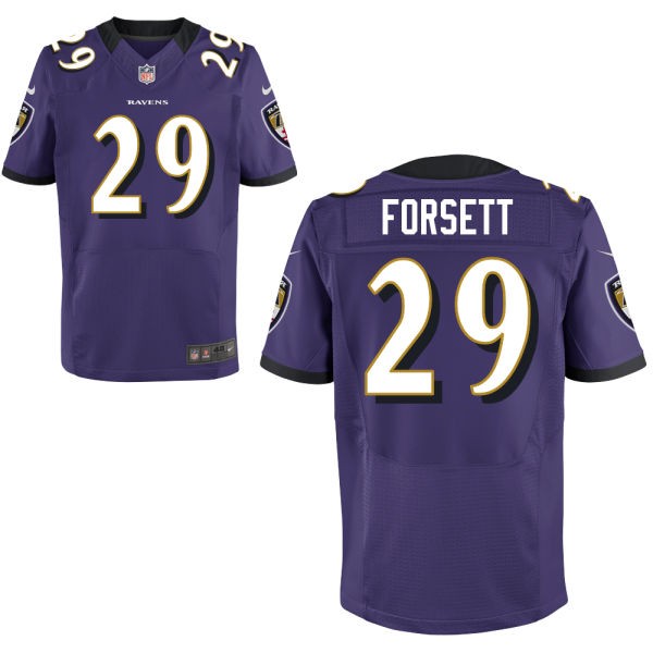 Justin Forsett Baltimore Ravens #29 Big And Tall Jersey - Purple