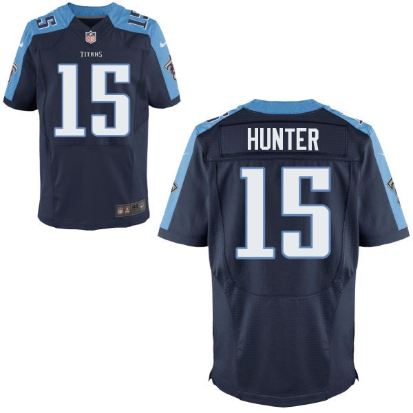 Justin Hunter Tennessee Titans #15 Big And Tall Jersey - Navy Blue