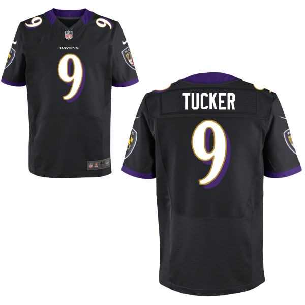 Justin Tucker Baltimore Ravens #9 Big And Tall Jersey - Black