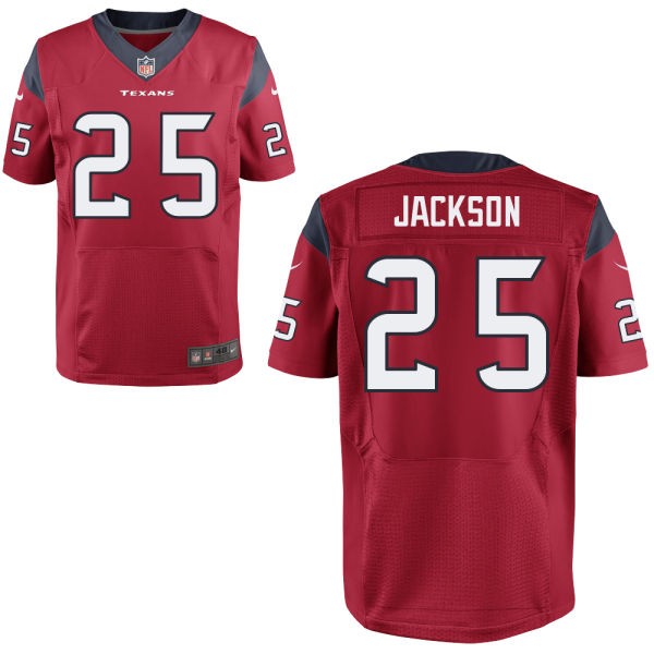 Kareem Jackson Houston Texans #25 Big And Tall Jersey - Battle Red