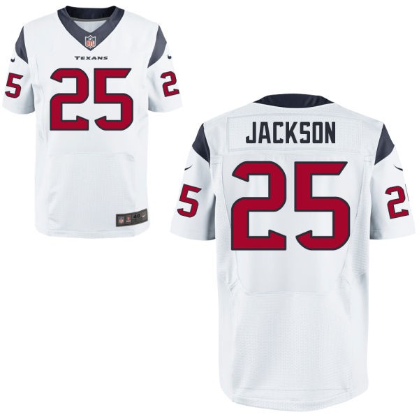 Kareem Jackson Houston Texans #25 Big And Tall Jersey - Liberty White