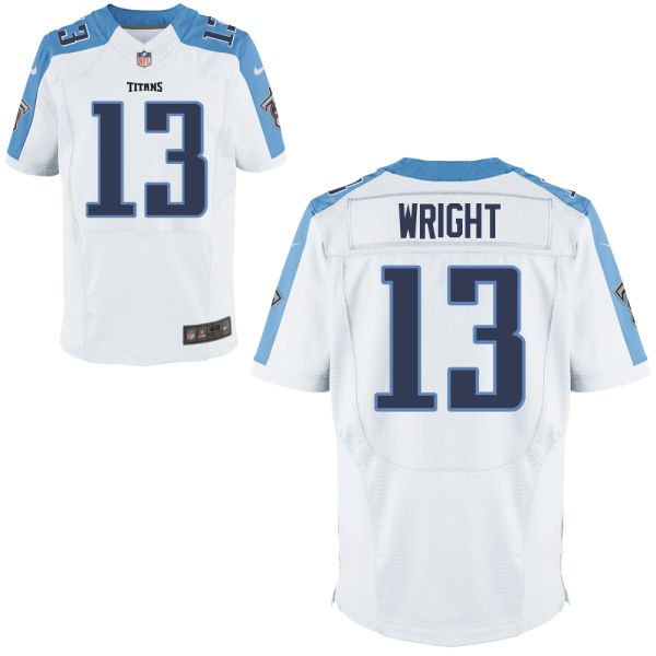 Kendall Wright Tennessee Titans #13 Big And Tall Jersey - White