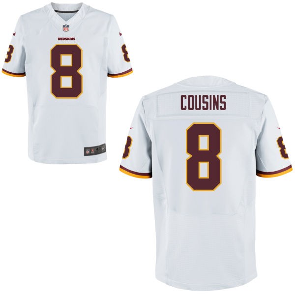 Kirk Cousins Washington Redskins #8 Big And Tall Jersey - White