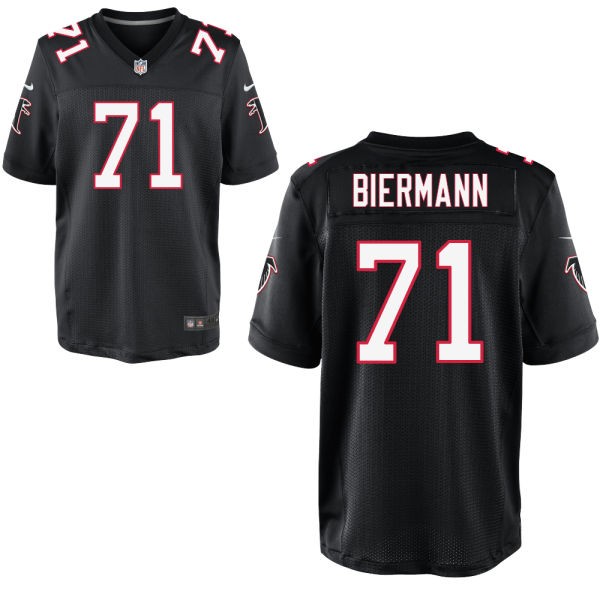 Kroy Biermann Atlanta Falcons #71 Big And Tall Jersey - Black