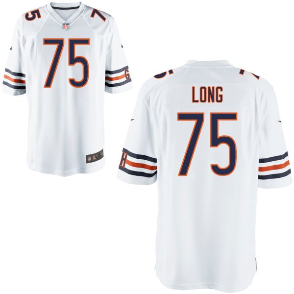 Kyle Long Chicago Bears #75 Big And Tall Jersey - White