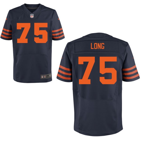 Kyle Long Chicago Bears #75 Throwback Big And Tall Jersey - Blue