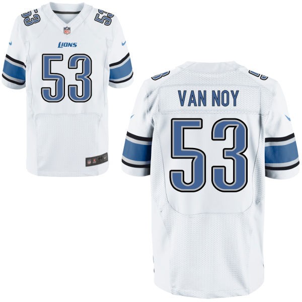 Kyle Van Noy Detroit Lions #53 Big And Tall Jersey - White