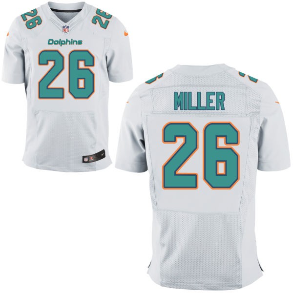 Lamar Miller Miami Dolphins #26 Big And Tall Jersey - White