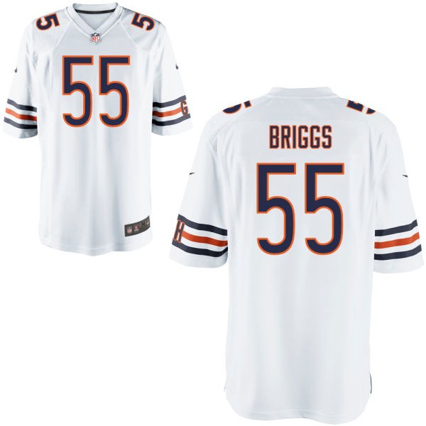 Lance Briggs Chicago Bears #55 Big And Tall Jersey - White