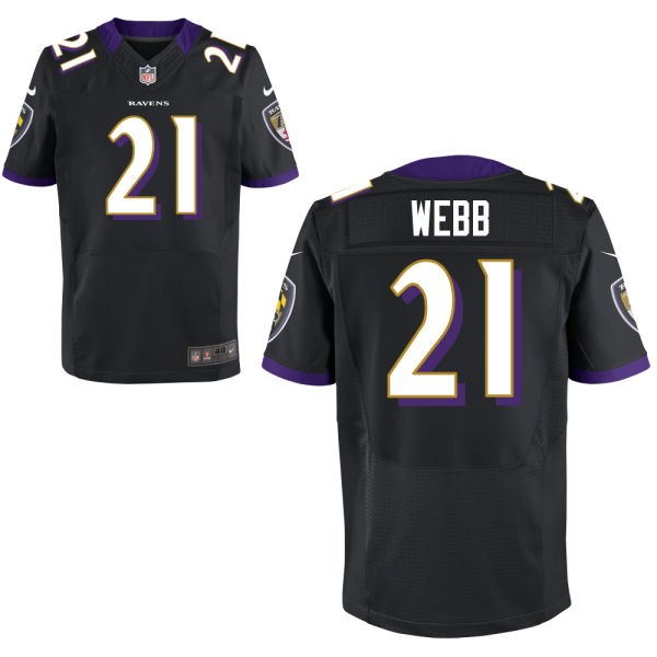 Lardarius Webb Baltimore Ravens #21 Big And Tall Jersey - Black