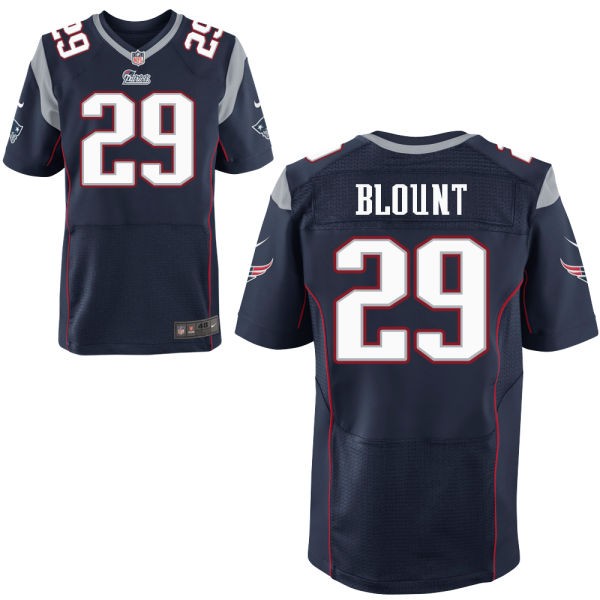 LeGarrette Blount New England Patriots #29 Big And Tall Jersey - Nautical Blue