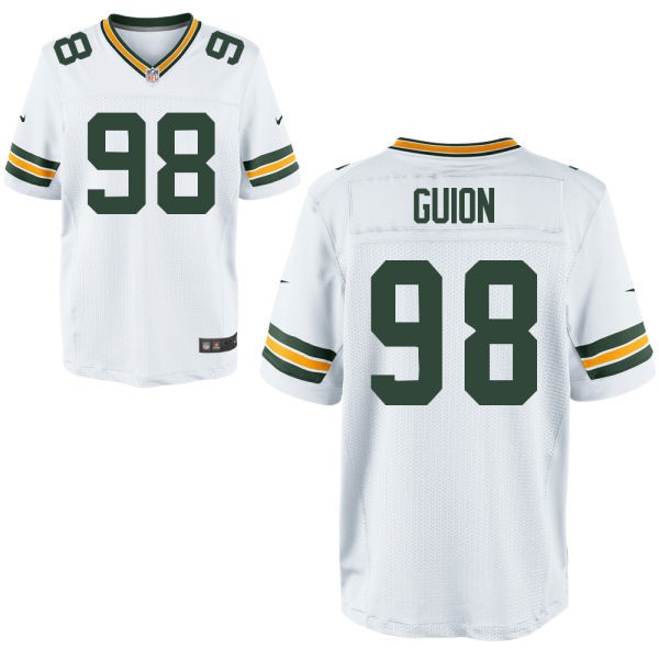 Letroy Guion Green Bay Packers #98 Big And Tall Jersey - White