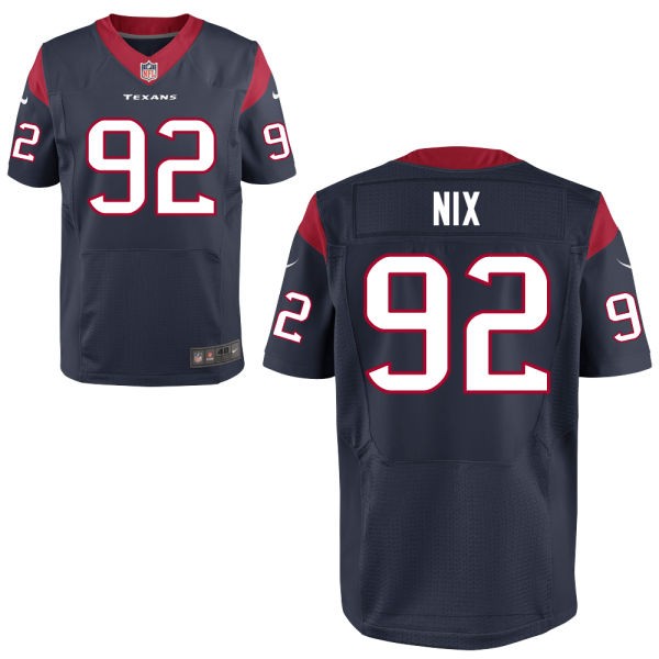 Louis Nix III Houston Texans #92 Big And Tall Jersey - Deep Steel Blue