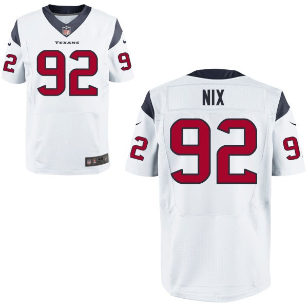 Louis Nix III Houston Texans #92 Big And Tall Jersey - Liberty White