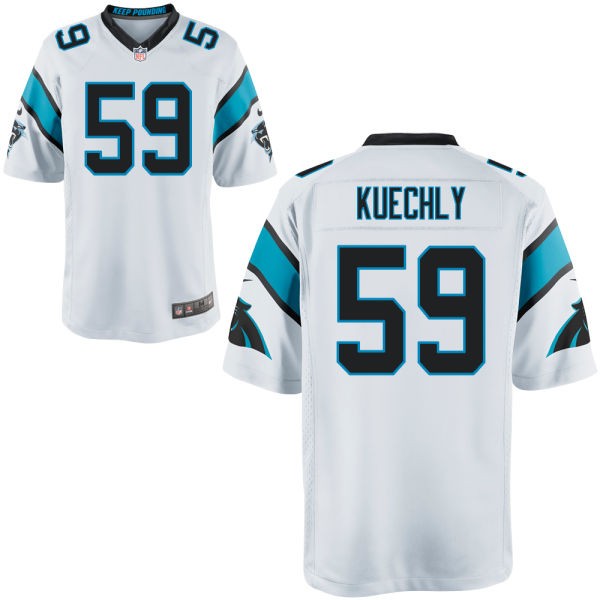 Luke Kuechly Carolina Panthers #59 Big And Tall Jersey - White