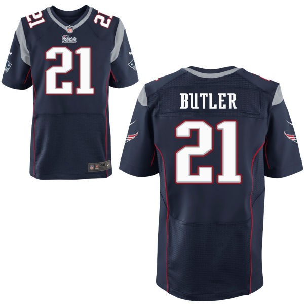 Malcolm Butler New England Patriots #21 Big And Tall Jersey - Nautical Blue