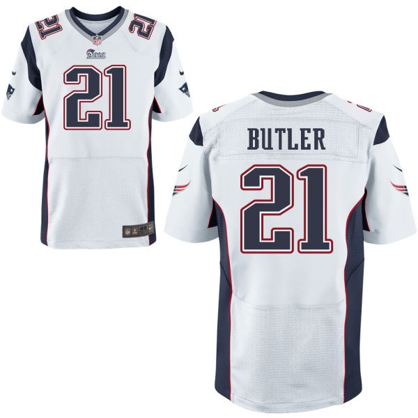 Malcolm Butler New England Patriots #21 Big And Tall Jersey - White